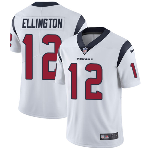 Nike Texans #12 Bruce Ellington White Men's Stitched NFL Vapor Untouchable Limited Jersey